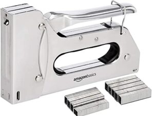 amazon basics manual staple gun stapler with 1000 staples