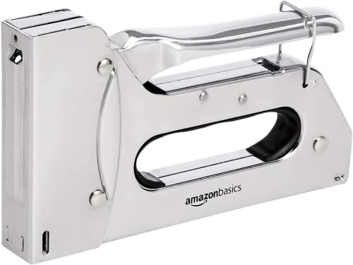 Amazon Basics Manual Staple Gun Stapler with 1000 Staples