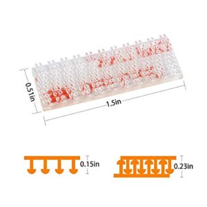 YiePhiot EZ Pass/IPass/IZoom/SunPass Mounting Strips 4 Pcs (2 Sets), Peel and Stick Adhesive Strips Dual Lock Tape