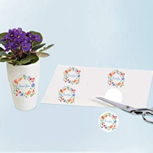 Avery Printable Sticker Paper, Glossy Clear, 8.5" x 11", Laser & Inkjet Printers, 7 Sheets (4397)