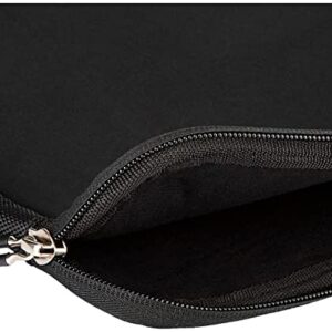 Amazon Basics 14-Inch Laptop Sleeve, Protective Case with Zipper - Black