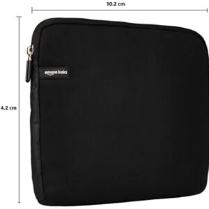 Amazon Basics 14-Inch Laptop Sleeve, Protective Case with Zipper - Black