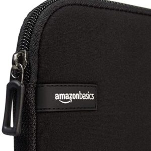 Amazon Basics 14-Inch Laptop Sleeve, Protective Case with Zipper - Black