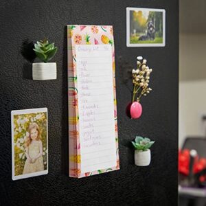 Juvale Magnetic Fridge Notepads for Grocery, Shopping Lists, To-Do Memos, Fruit Design (6 Pack)