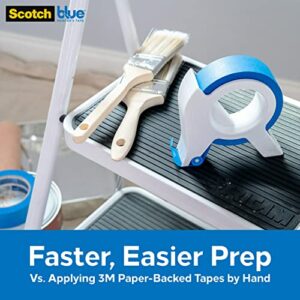 Scotch Blue Painters Tape Applicator, Applies Painter's Tape in One Continuous Strip, Paint Tape Applicator for Trim, Windows and Door Frames, 1.41 Inches x 20 Yards, 1 Starter Roll