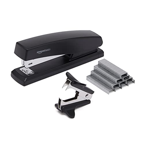 Amazon Basics Stapler Value Pack Including Staples and Staple Remover - 3-Pack