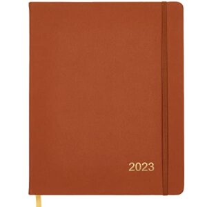 2023 planner 8″x10″ size: 14 months (begins november 2022 /2023 calendar/ 2023 weekly calendar/weekly planner organizer (brown)