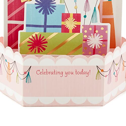 Hallmark Paper Wonder Pop Up Birthday Card (Mylar Balloon Explosion)