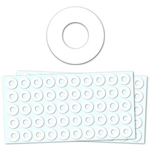 2000 pack, hole reinforcement stickers labels – 0.25″, white