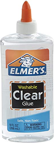 Liquid School Glue, Clear, Washable, Pack of 3-1