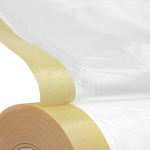 MyLifeUNIT Tape and Drape, Assorted Masking Paper for Automotive Painting Covering (66-Feet, 3 Sizes)