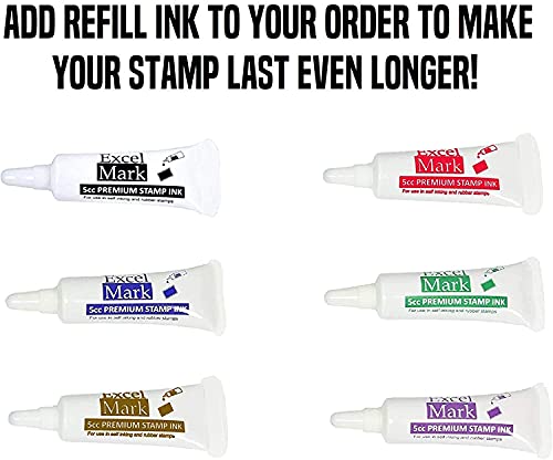 Custom Stamp - Return Address Stamp - Self Inking Stamp Design 4