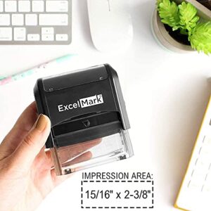 Custom Stamp - Return Address Stamp - Self Inking Stamp Design 4