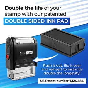 Custom Stamp - Return Address Stamp - Self Inking Stamp Design 4