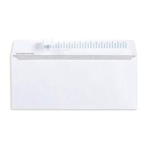 500 No. 10 Self Seal Security Envelopes - 10 Envelopes Self Seal Designed for Secure Mailing - Security Tinted with Printer Friendly Design - Number 10 Size 4 1/8 x 9 ½ Inch - Pack of 500