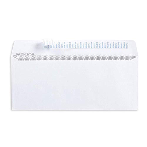 500 No. 10 Self Seal Security Envelopes - 10 Envelopes Self Seal Designed for Secure Mailing - Security Tinted with Printer Friendly Design - Number 10 Size 4 1/8 x 9 ½ Inch - Pack of 500