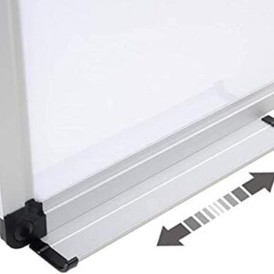XBoard Magnetic Whiteboard 48 x 36, White Board 4 x 3, Dry Erase Board with Detachable Marker Tray