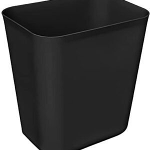 Nipogear 3 Gallons Efficient Trash Can Wastebasket, Fits Under Desk, Kitchen, Home, Office (Black, 3 Gallons)