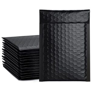 metronic 4×8 inch bubble mailer 50 pack ,black bubble mailers, waterproof self seal adhesive shipping bags,padded envelopes for shipping, mailing, packaging, bulk #000