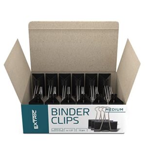 Binder Clips - 48 Medium Binder Clips, Binder Clips Medium, Binder Paper Clips, Binder Clip, Clips Office Supplies