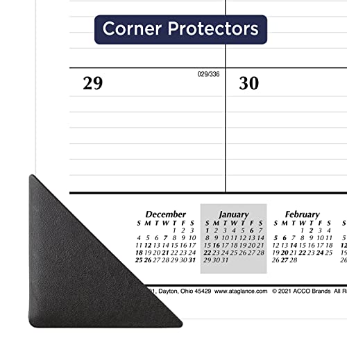 AT-A-GLANCE 2023 Desk Calendar, Desk Pad, 21-3/4" x 17", Large, Ruled Blocks, Monthly (SK2400)