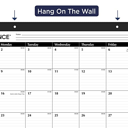 AT-A-GLANCE 2023 Desk Calendar, Desk Pad, 21-3/4" x 17", Large, Ruled Blocks, Monthly (SK2400)