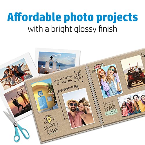 HP Everyday Photo Paper, Glossy, 8.5x11 in, 50 sheets (Q8723A)