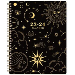 planner 2023-2024 – july 2023-june 2024, 2023-2024 weekly & monthly planner, 8″ x 10″, academic planner 2023-2024 with tabs, sturdy cover, thick paper, twin-wire binding