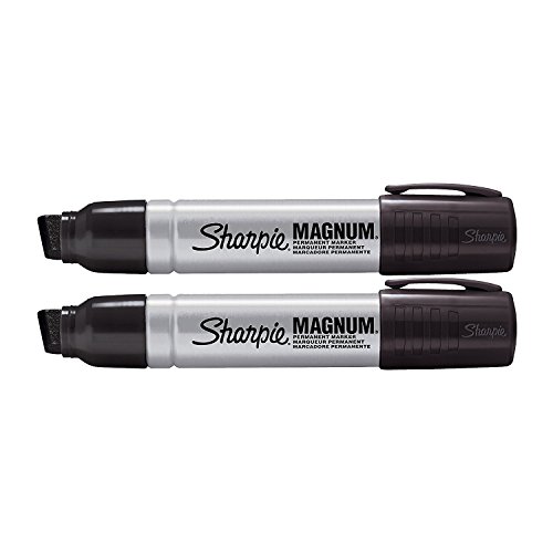 2 Pack Sharpie 44101 Sharpie Magnum Permanent Marker Black