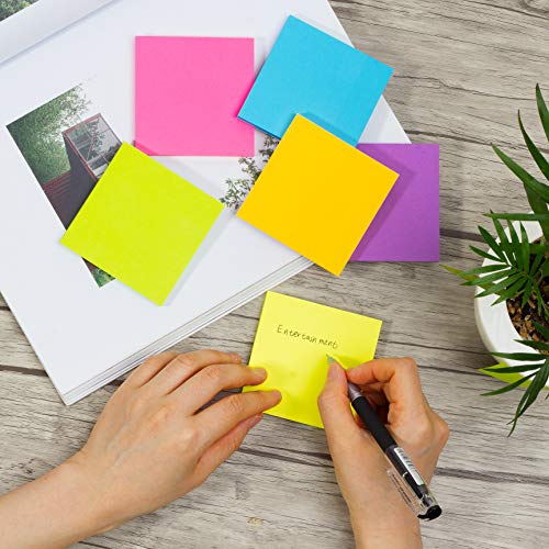 Mr. Pen- Sticky Notes, Sticky Notes 3x3, 12 Pads, Colored Sticky Notes, Sticky Notes, Sticky Note Pads, Stick Notes, Sticky Pad, Colorful Sticky Notes Pack, 3x3 Sticky Notes