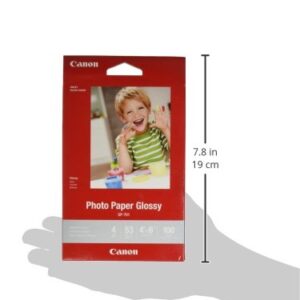 CanonInk Glossy Photo Paper 4"x 6" 100 Sheets (1433C001)