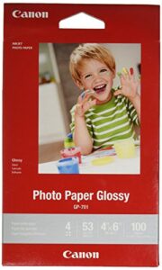 canonink glossy photo paper 4″x 6″ 100 sheets (1433c001)