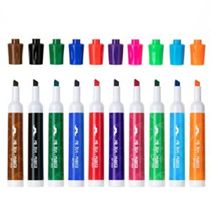 mr. pen- dry erase markers, low odor chisel tip, 10 pack, assorted colors, white board markers dry erase, chisel tip markers, whiteboard markers, dry erase pens, dry erase markers chisel tip