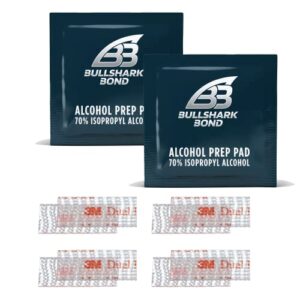 ezpass/i-pass/toll tag tape mounting kit – peel and stick adhesive strips dual lock tape – 4 strips (2 sets) with alcohol prep pad, ez tape, ez pass holder velcro strips with adhesive for windshield