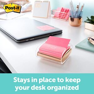 Post-it Pop-up Note Dispenser, Rose Gold, 3 x 3 in, 1 Dispenser/Pack (WD-330-RG)