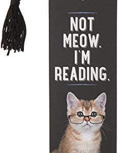 Not Meow, I'm Reading Beaded Bookmark