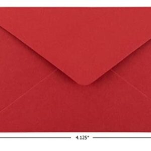 140 Mini Envelopes 14 Assorted Colors, Gift Card, Business Card Envelopes 4"x 2.7"