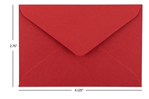 140 Mini Envelopes 14 Assorted Colors, Gift Card, Business Card Envelopes 4"x 2.7"