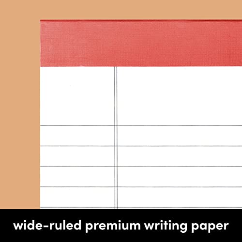 PAPERAGE Lined Legal Pads, (Rainbow), 6 Pack, 50 Sheets Each, Wide/Legal Ruled, Note Pads, Paper, 8.5 inches x 11 inches…