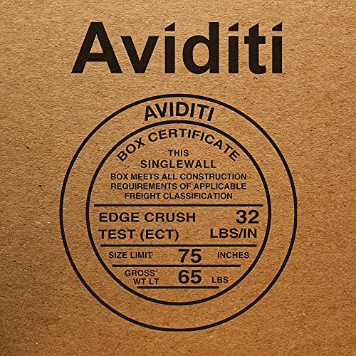 AVIDITI Shipping Boxes Medium 12"L x 12"W x 12"H, 25-Pack | Corrugated Cardboard Box for Packaging, Moving and Storage 12x12x12