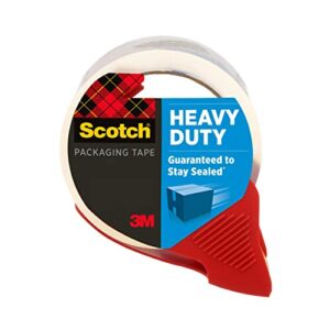 scotch heavy duty packing tape with dispenser