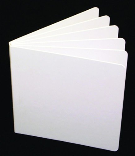 Ashley Productions ASH10700 Hardcover Blank Book, 6" Wide, 8" Length, White