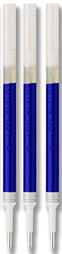 Pentel EnerGel Liquid Gel Ink Pens 0.7 mm - Pack of 5 Blue Deluxe RTX Energel Pens with 3 Refills