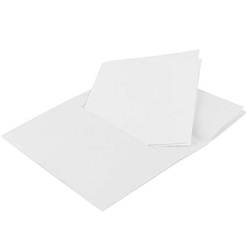 Heavyweight White Blank Cards With White Envelopes 5"x 7" Greeting Cards Blank Cards And Envelopes Printable Note Cards With Corresponding Envelopes (20 Pack)…