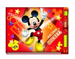 disney mickey deluxe autograph book with pen