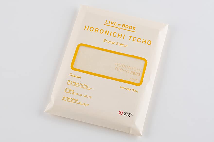 Hobonichi Techo Cousin Book [English/A5/January 2023 Start/Monday Start]