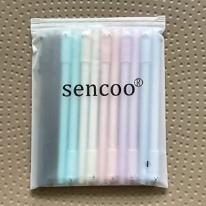 sencoo Girl Cute Pens Kawaii Pen Cute Cat Pen 0.5 mm Gel Pens Black Ball Point Pens for School Office Supplies (12 cat)