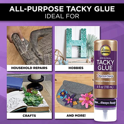 Aleene's Always Ready Tacky Glue, 4 oz, Original