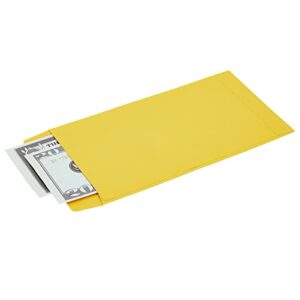 100 Pack Colorful Money Envelopes for Cash, Payroll, Money Saving, Coins, Currency, 100GSM (4 x 7 In)