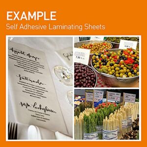 [VIOLETTO] (20 Sheets) Self Adhesive Laminating Sheets, Self-Seal, No Machine Needed, self Sealing, 8.5 x 11 Inch